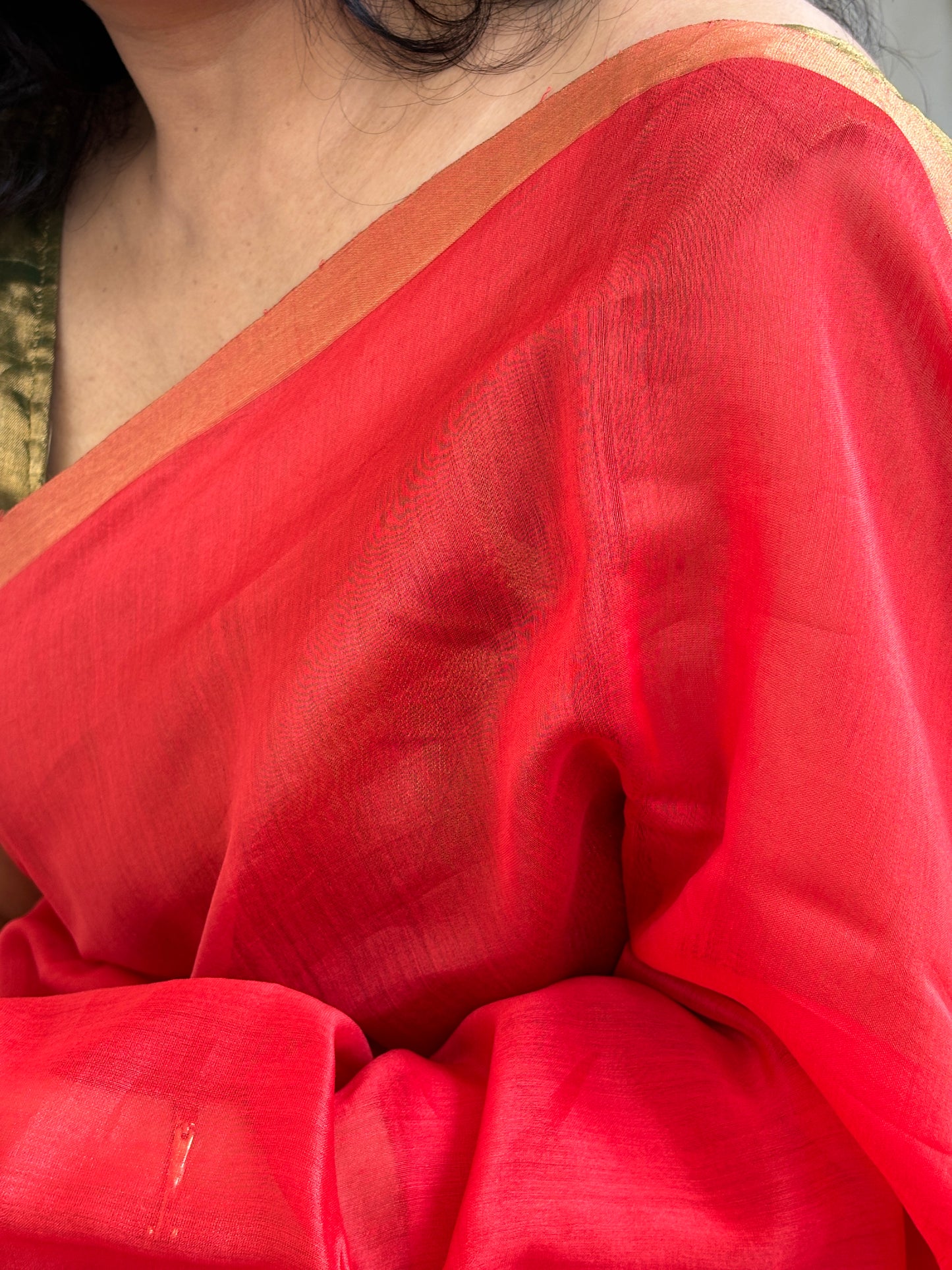 Chanderi Cotton Handloom Saree (1)