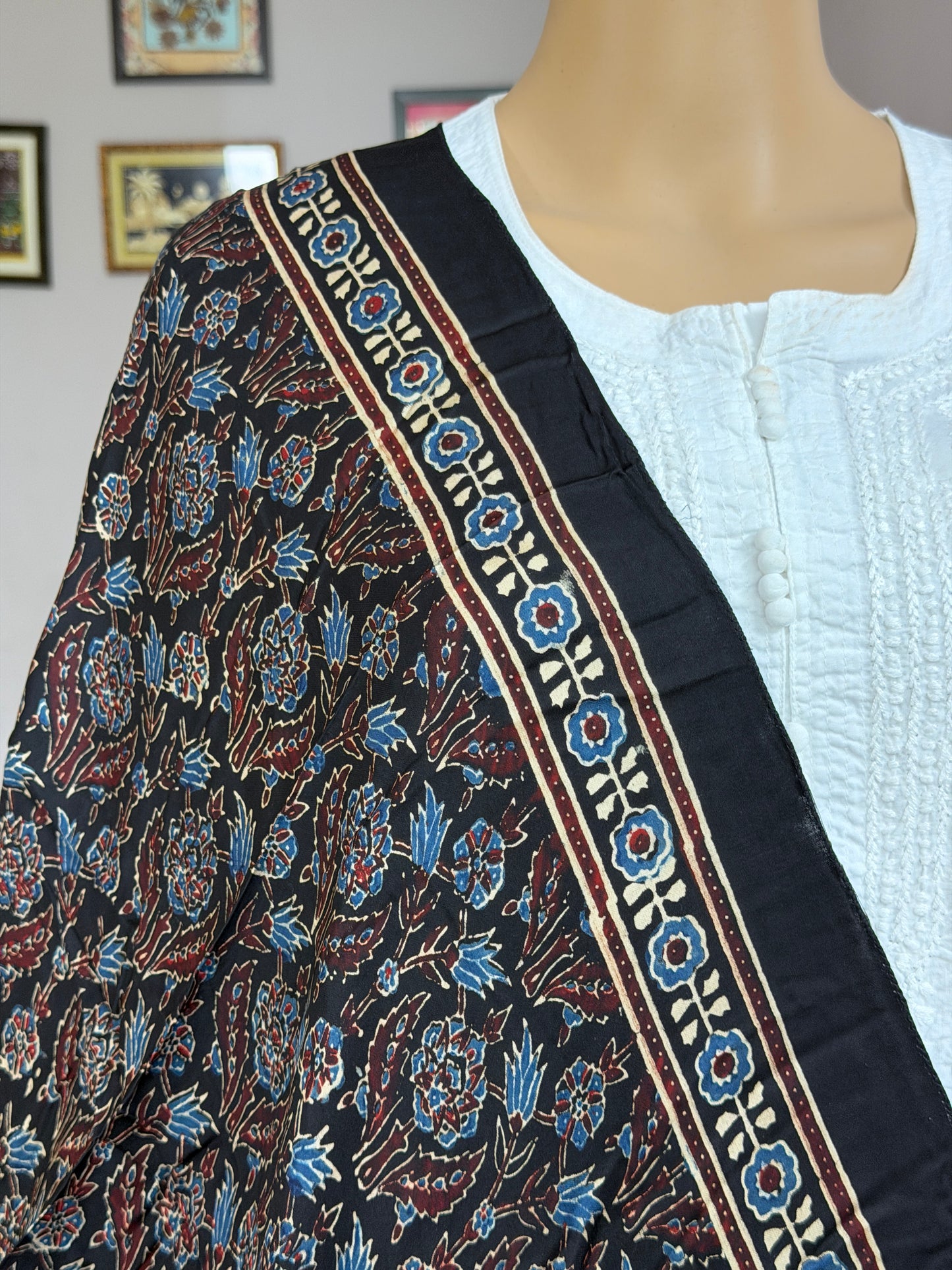 Ajrakh Modal Stole