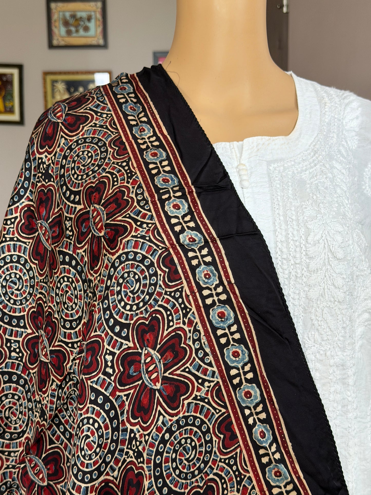 Ajrakh Modal Stole