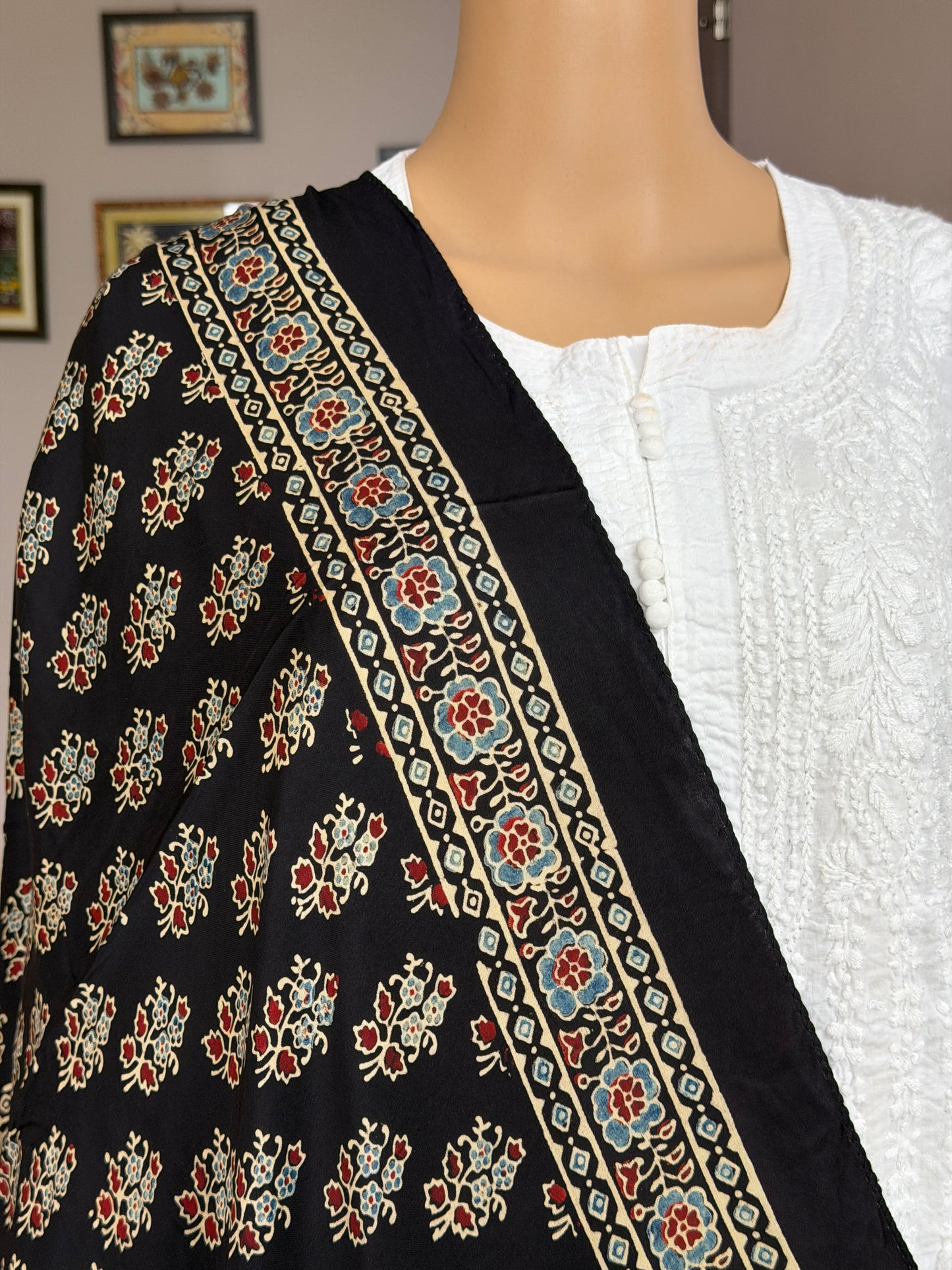 Ajrakh Modal Stole