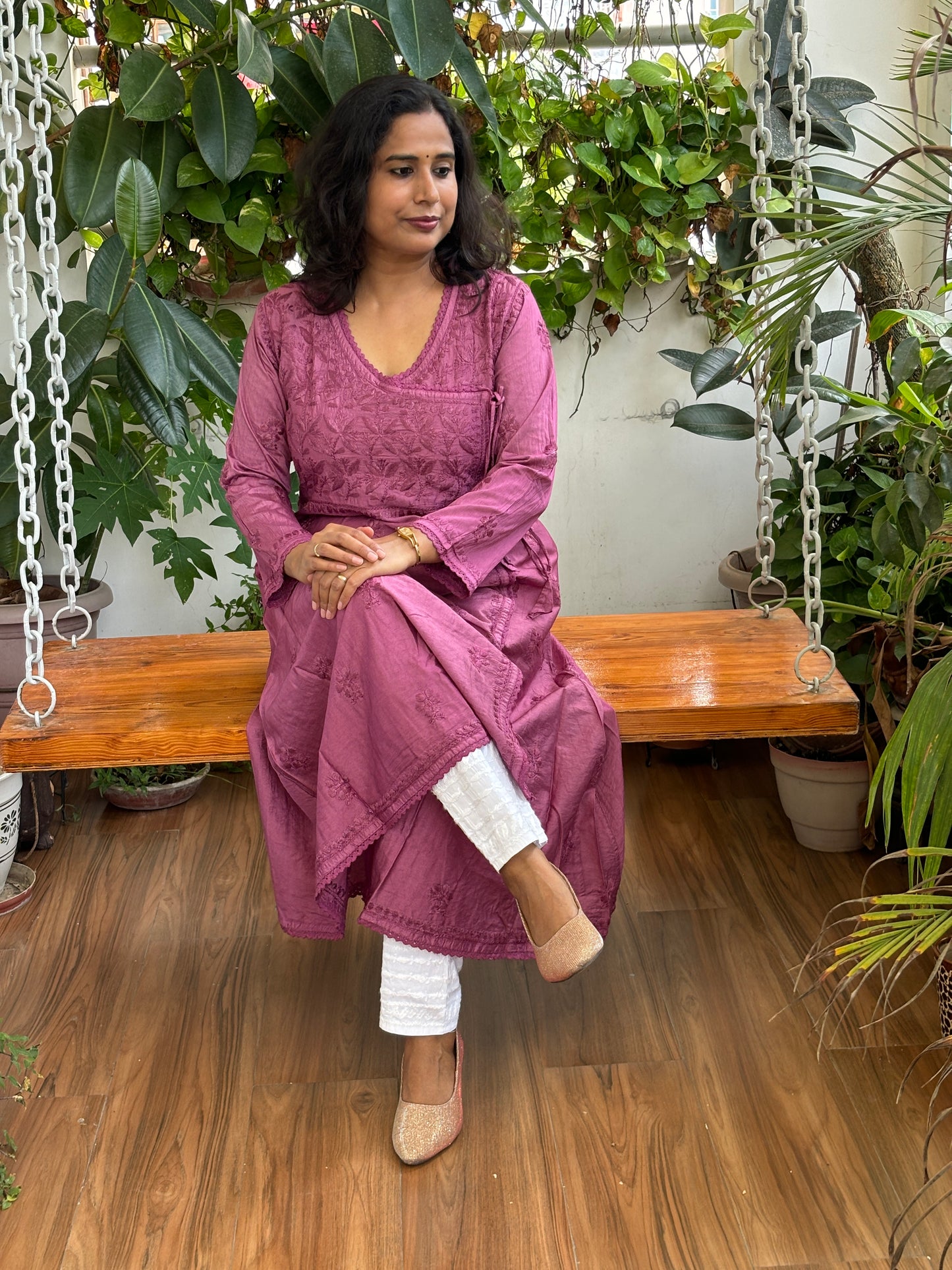 Chikankari Stretchable Cotton Pant (M-XXL)