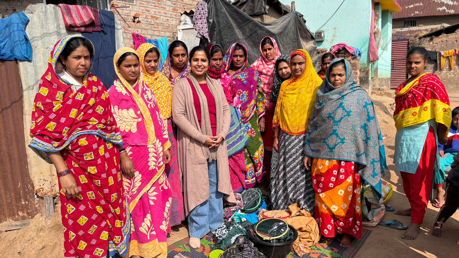 Kantha Hand Embroidered Dupatta