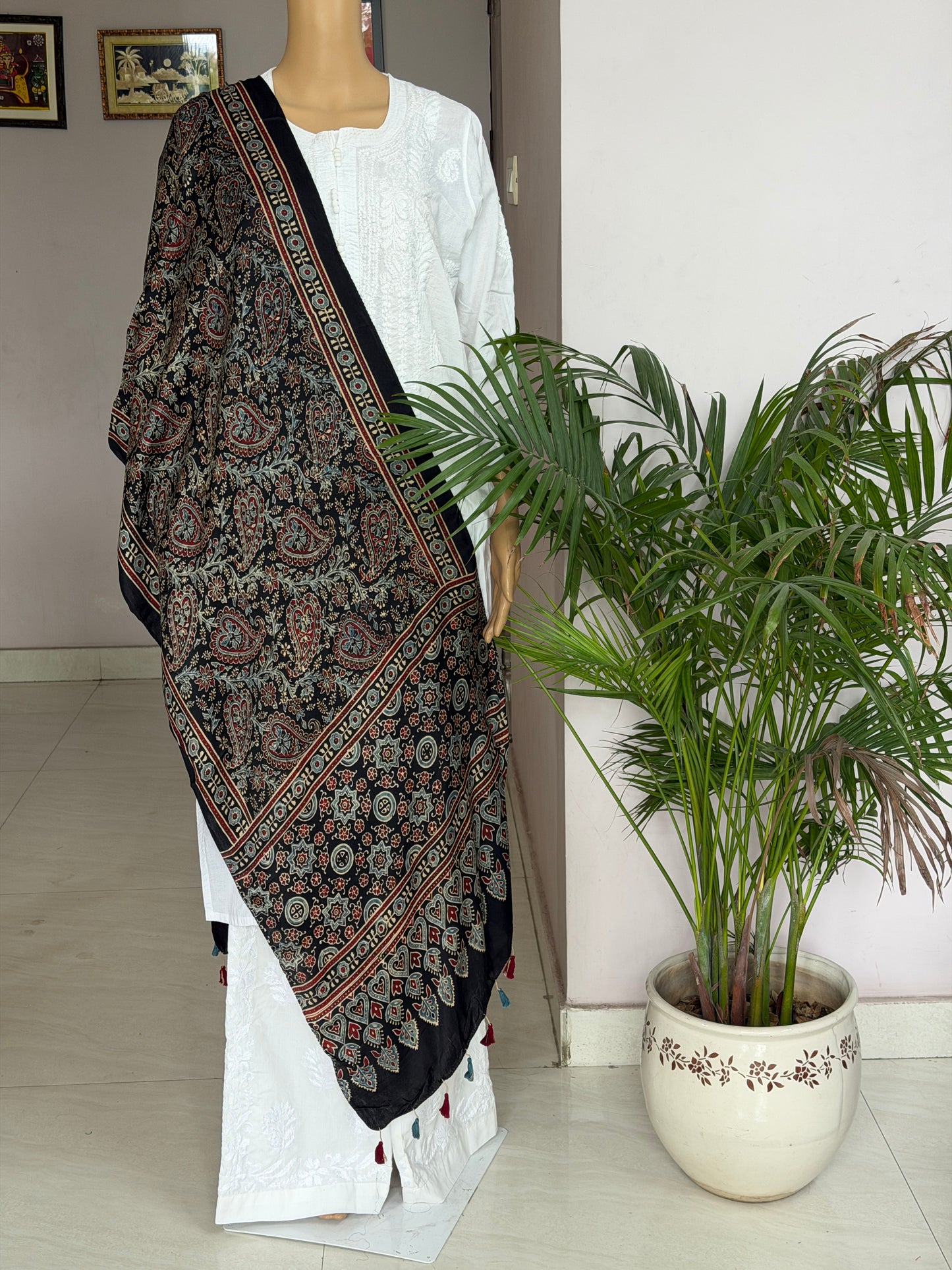 Ajrakh Modal Stole