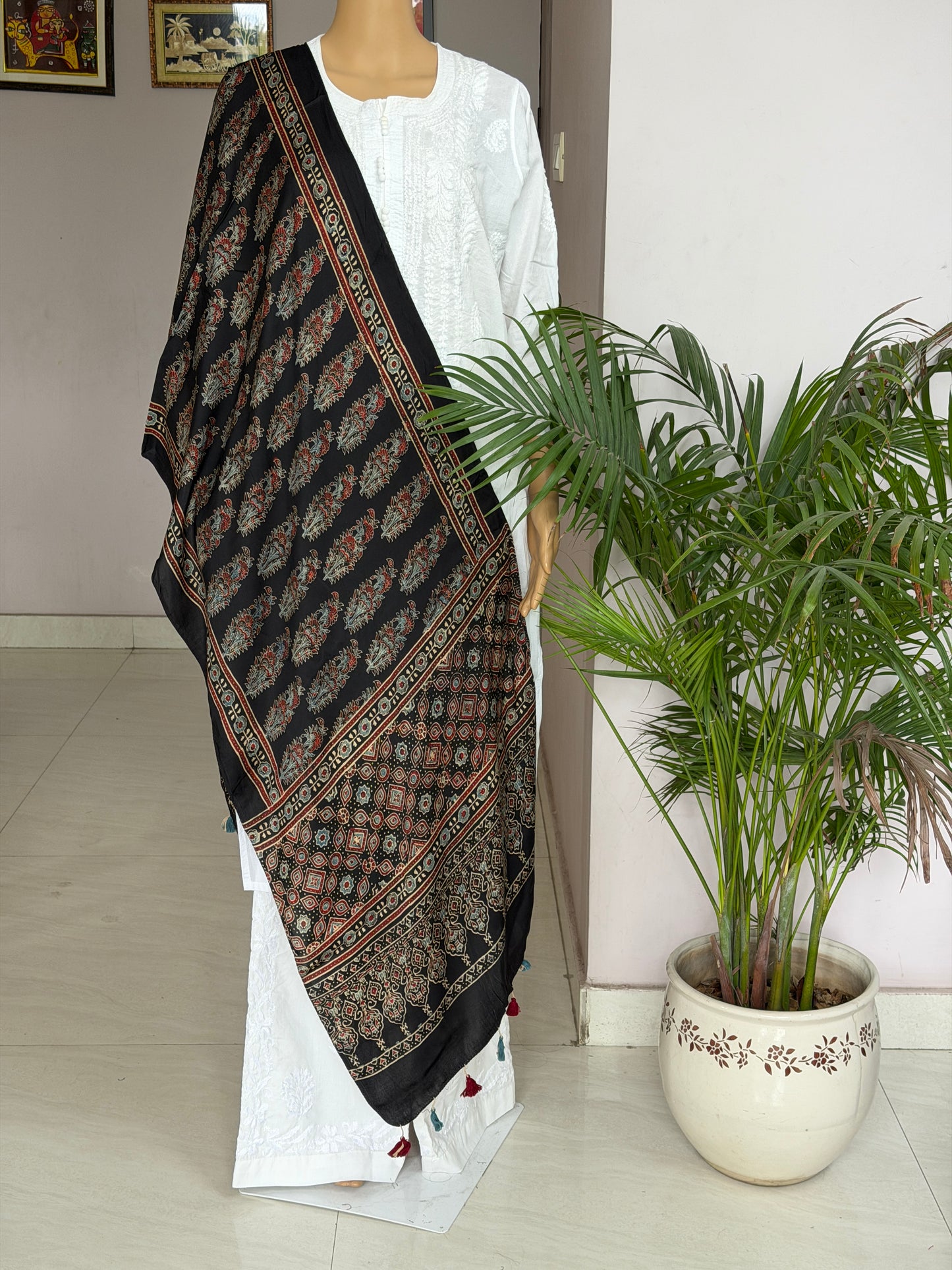 Ajrakh Modal Stole