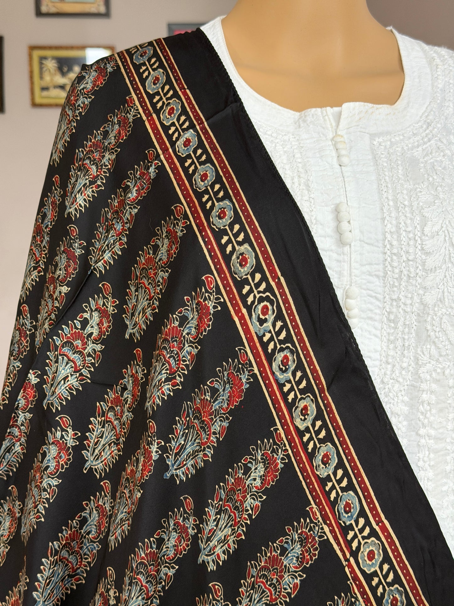 Ajrakh Modal Stole