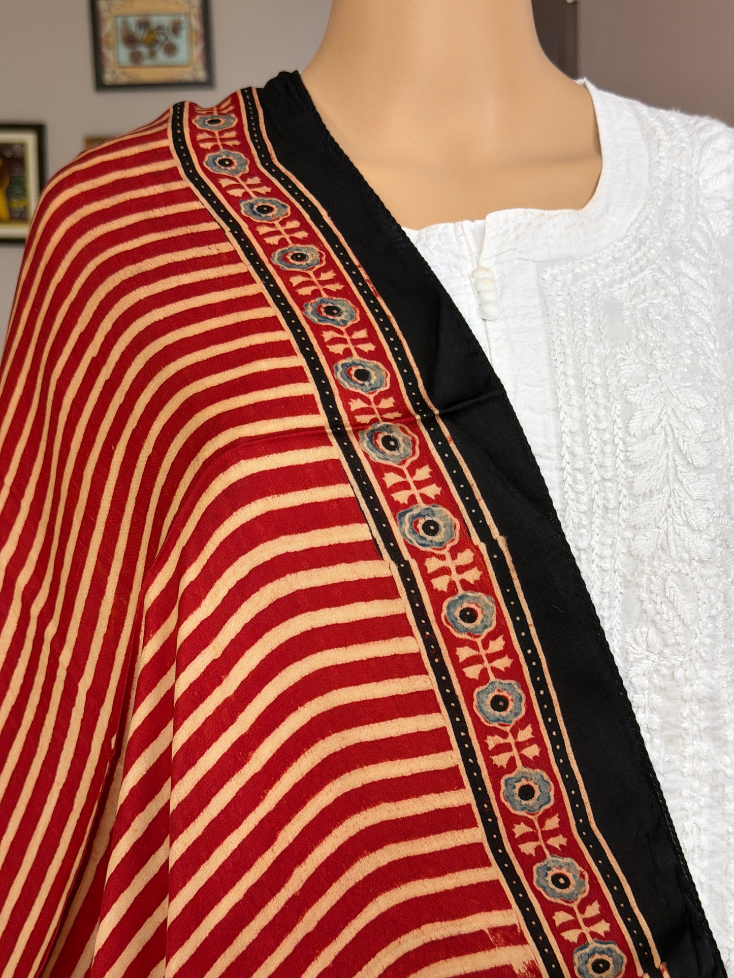 Ajrakh Modal Stole