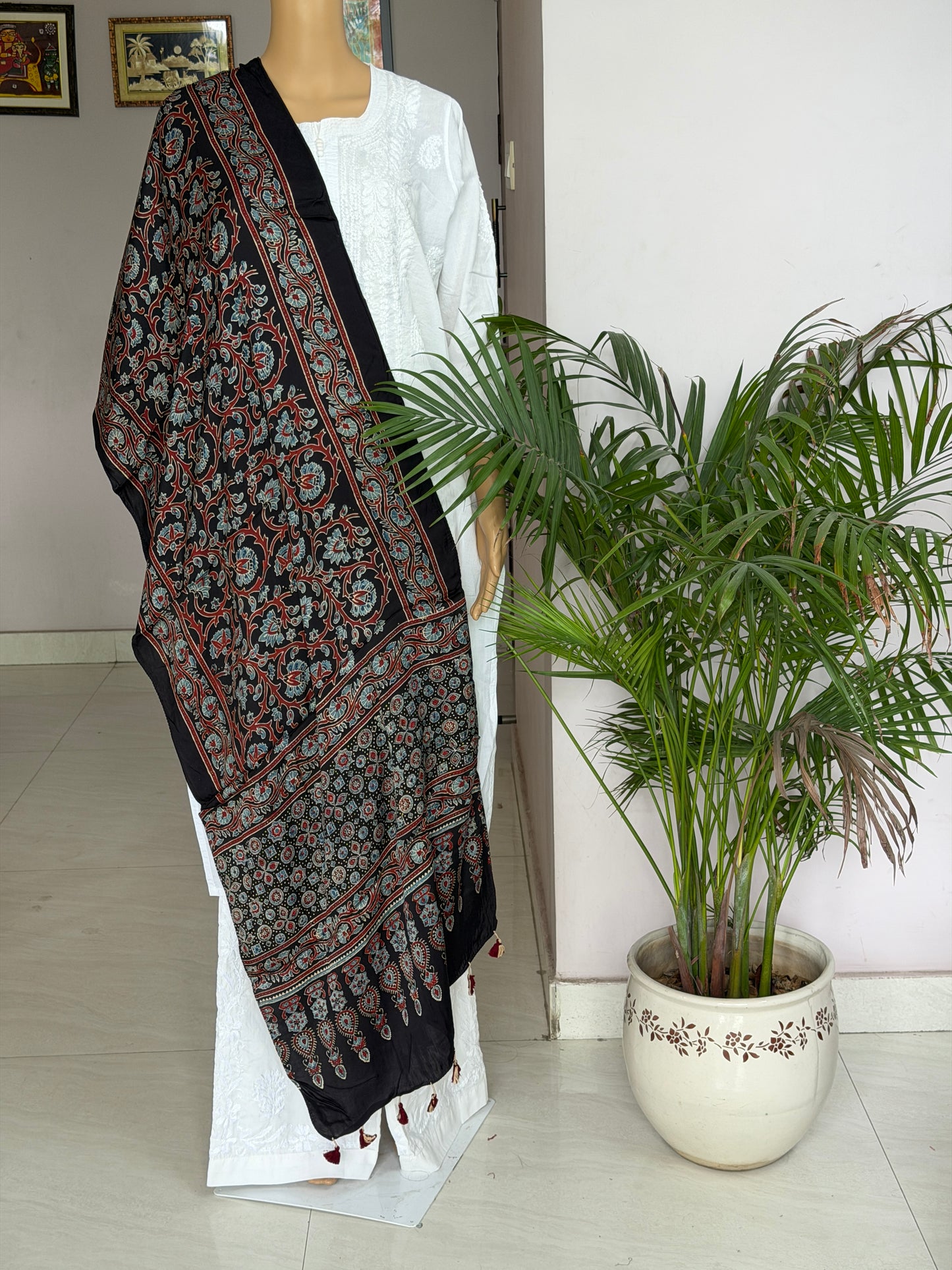 Ajrakh Modal Stole