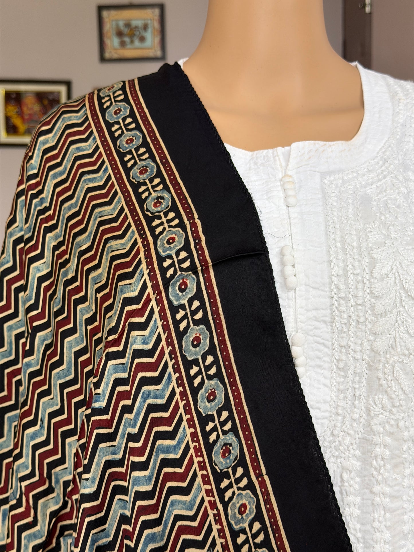 Ajrakh Modal Stole