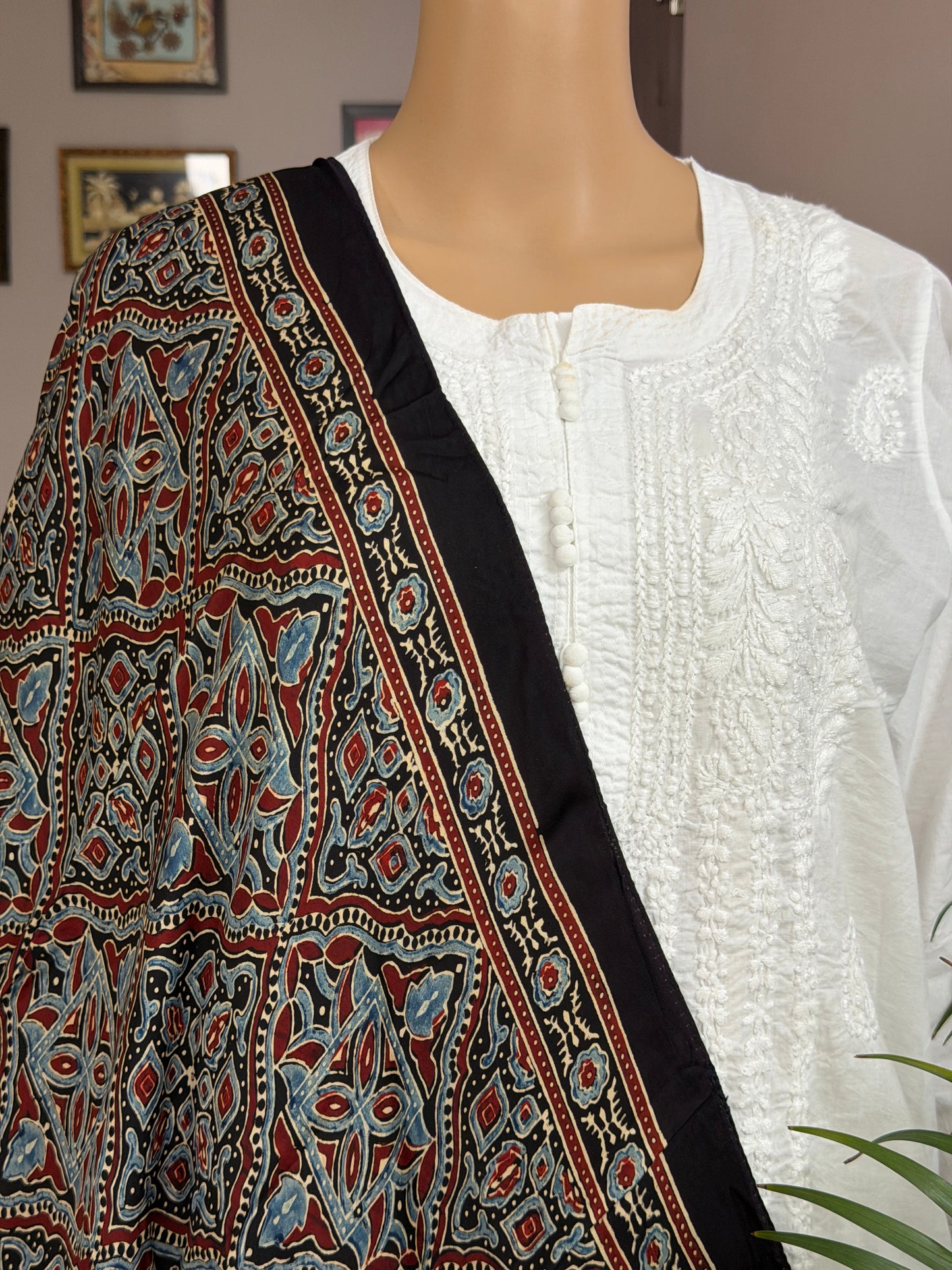 Ajrakh Modal Stole
