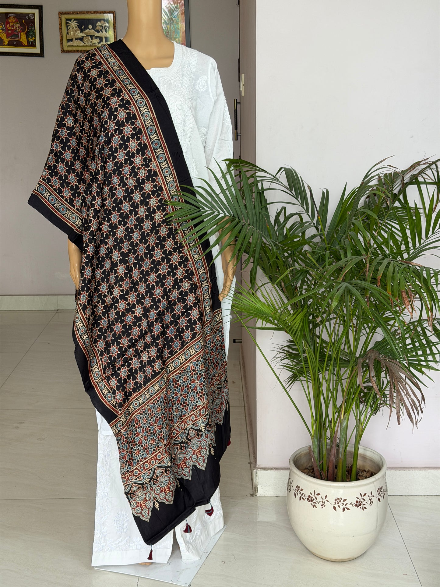 Ajrakh Modal Stole