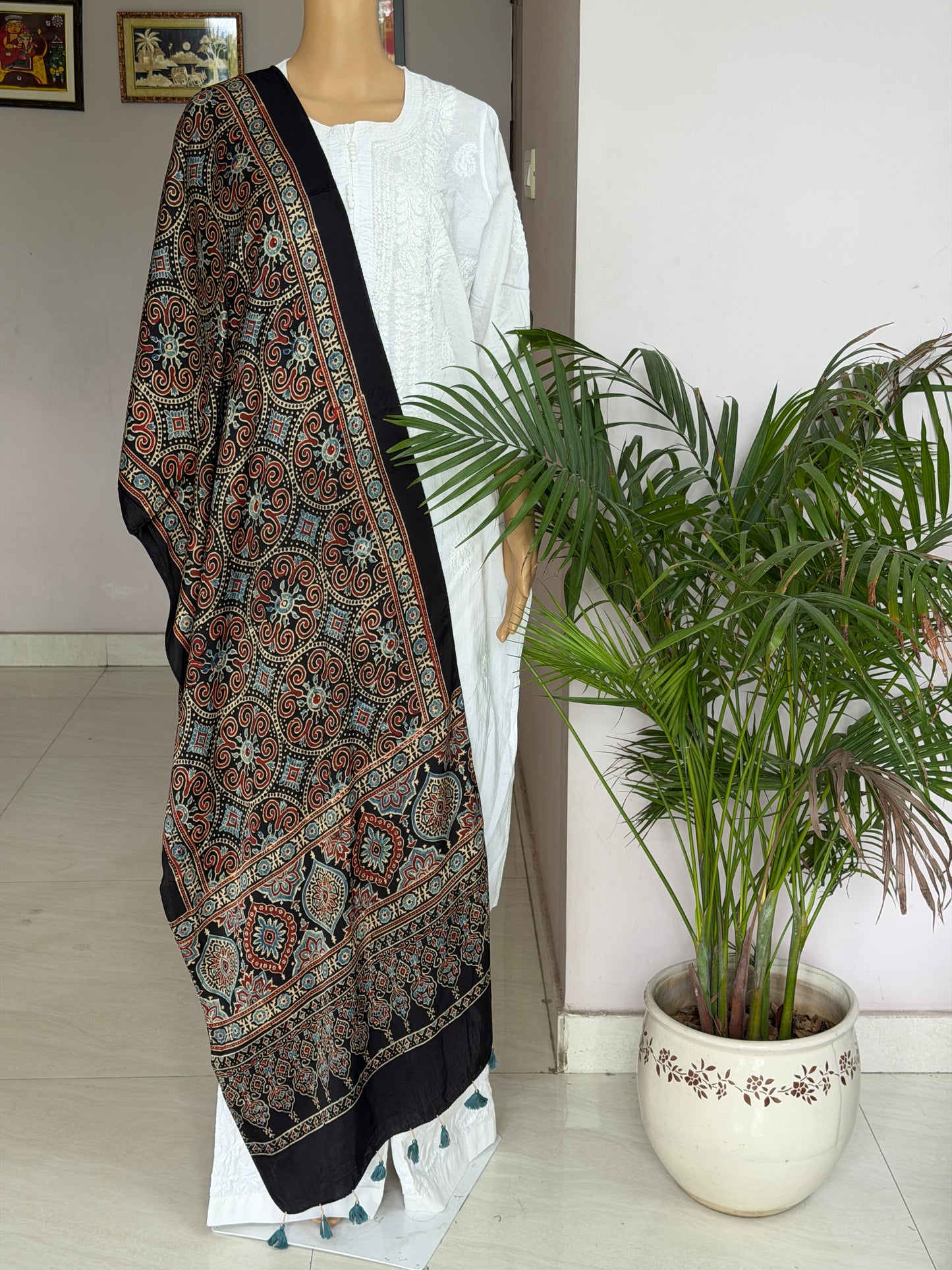 Ajrakh Modal Stole