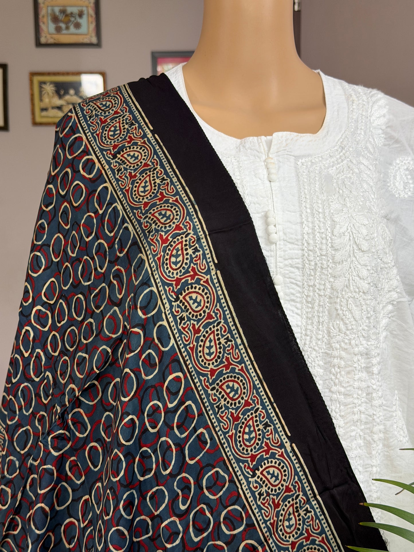 Ajrakh Modal Stole