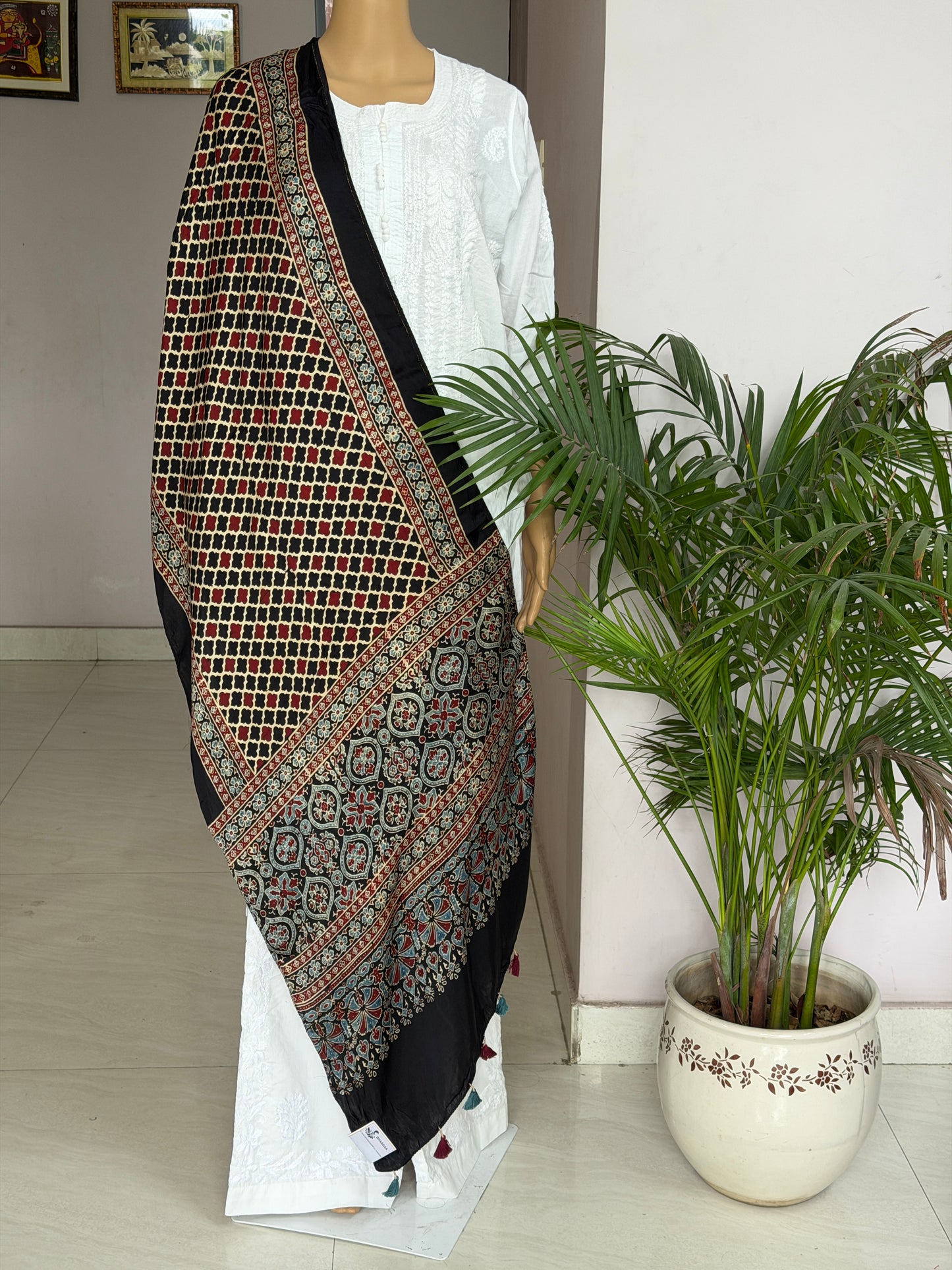 Ajrakh Modal Stole