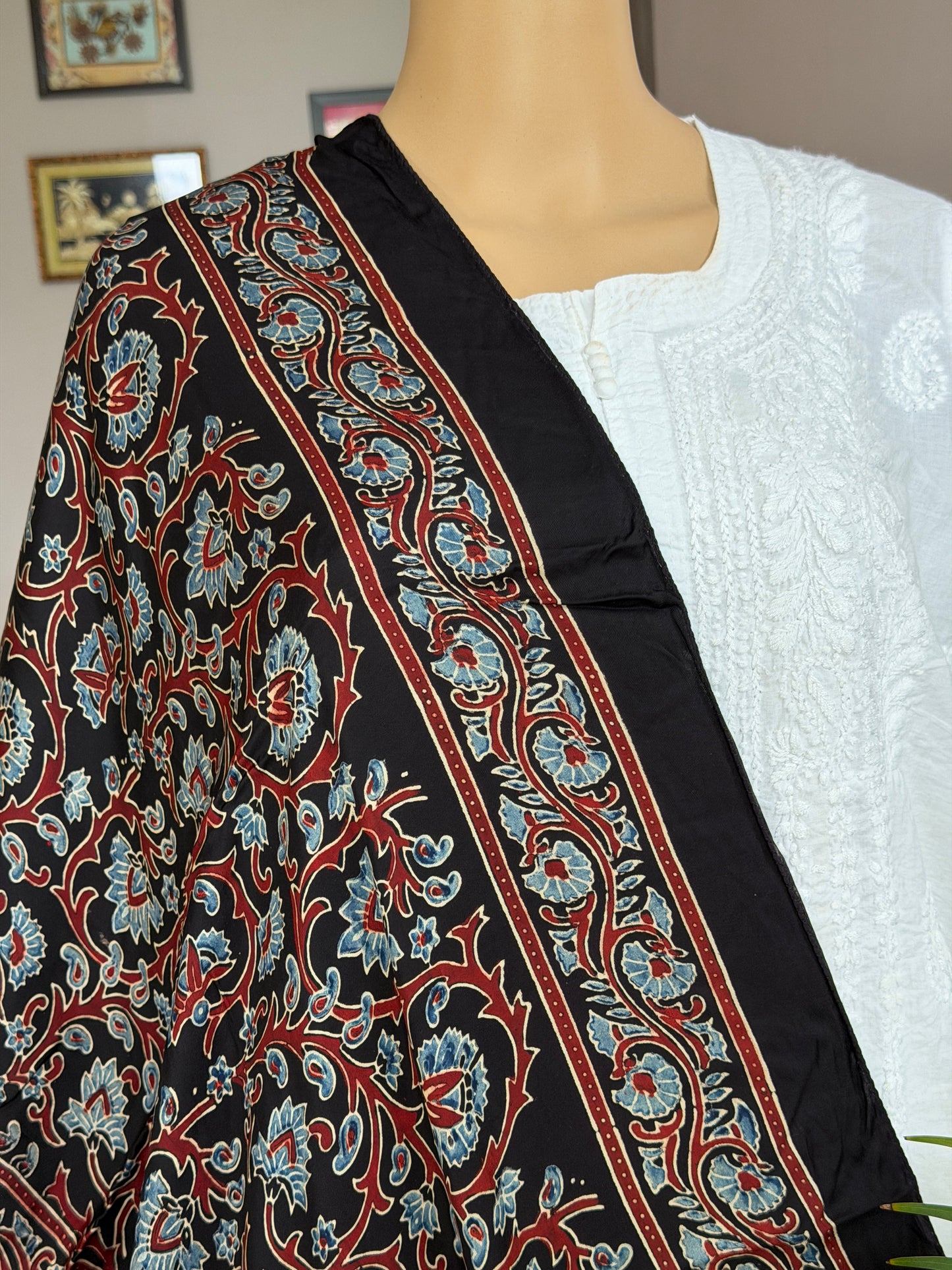 Ajrakh Modal Stole