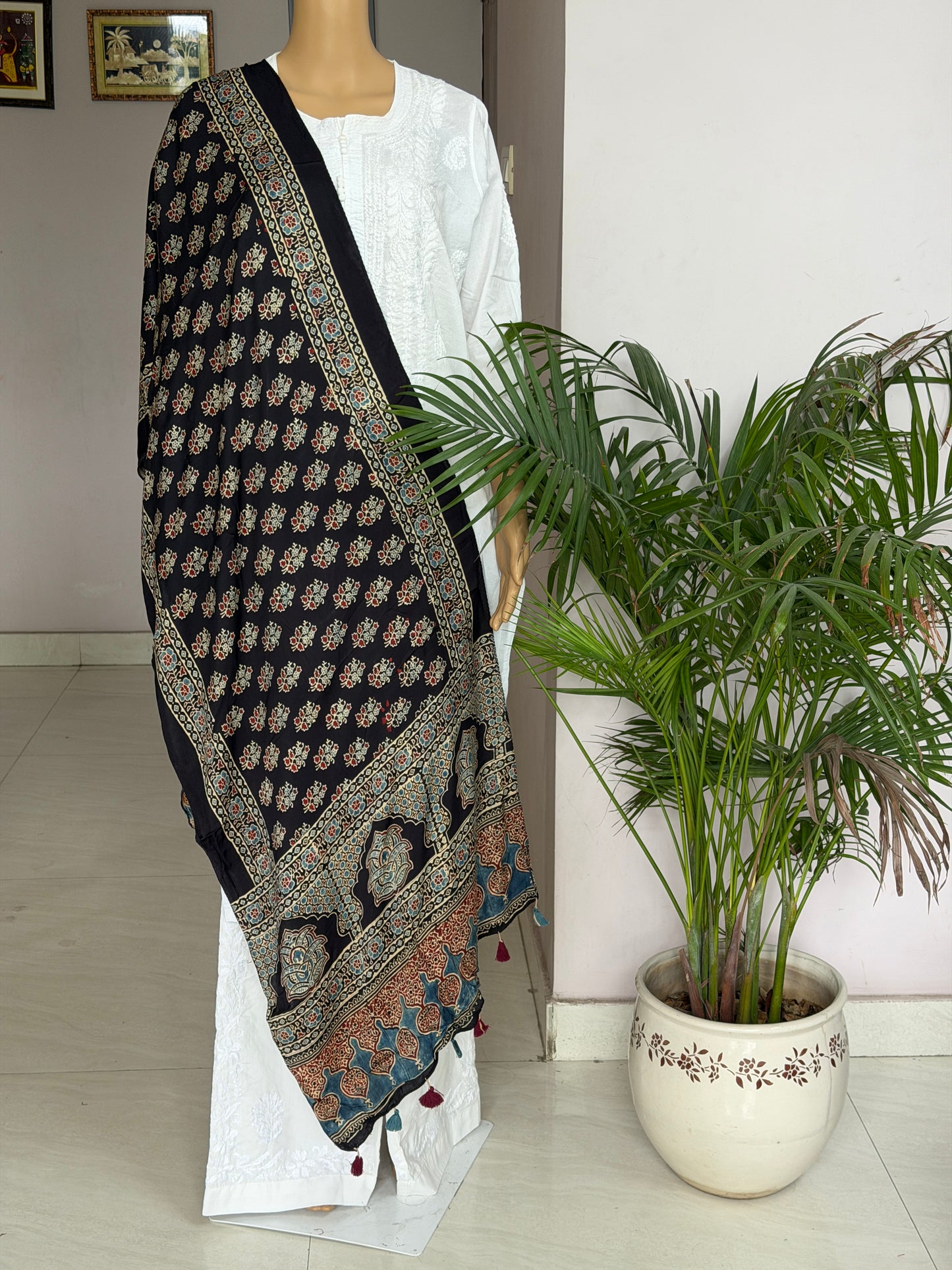 Ajrakh Modal Stole