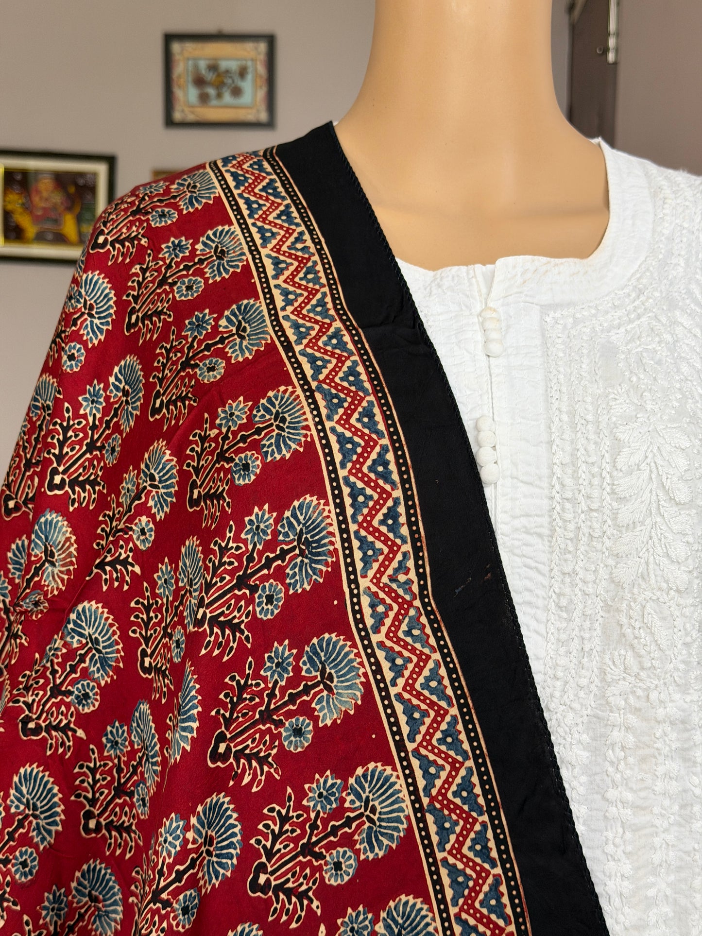 Ajrakh Modal Stole