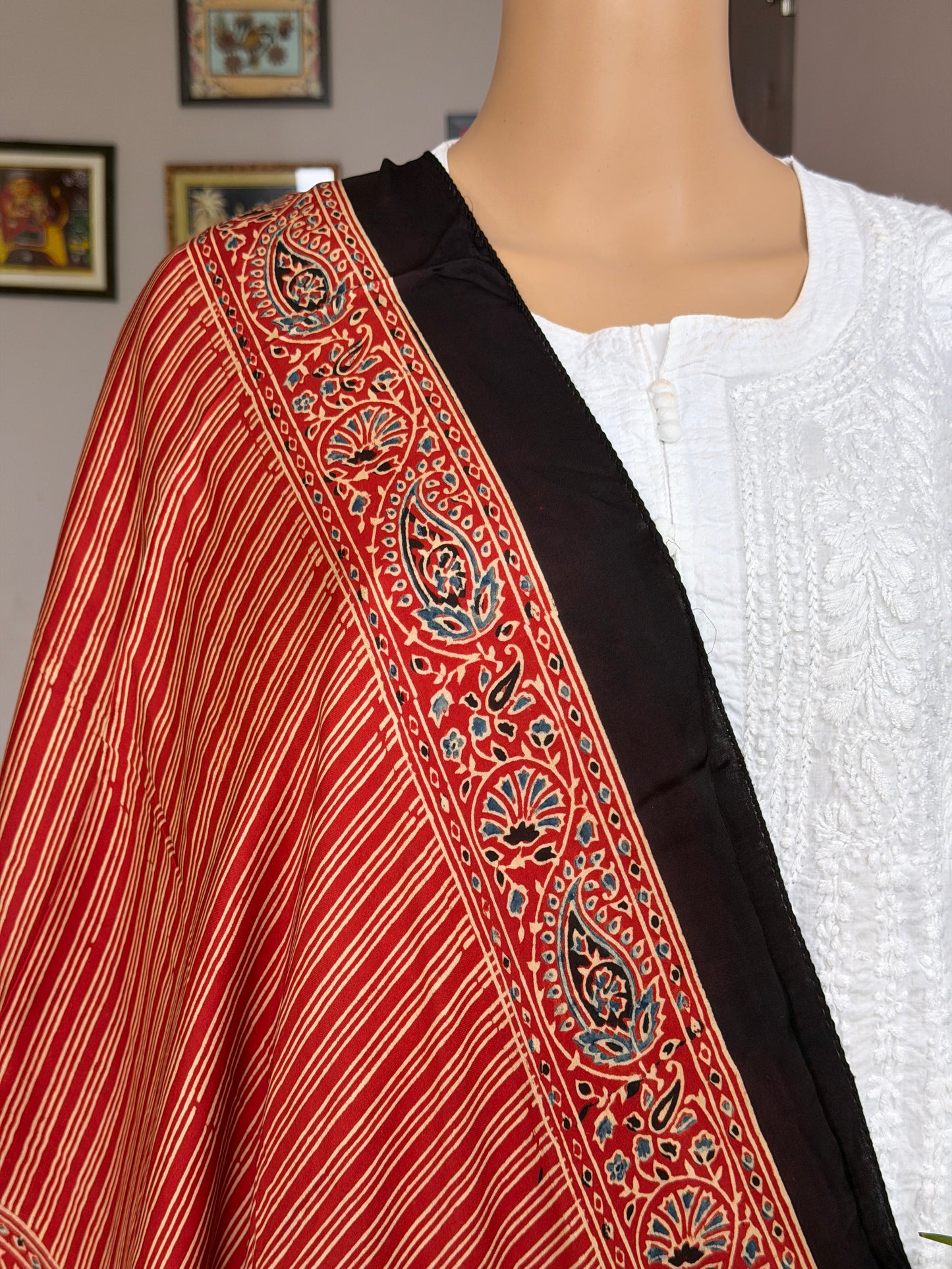 Ajrakh Modal Stole