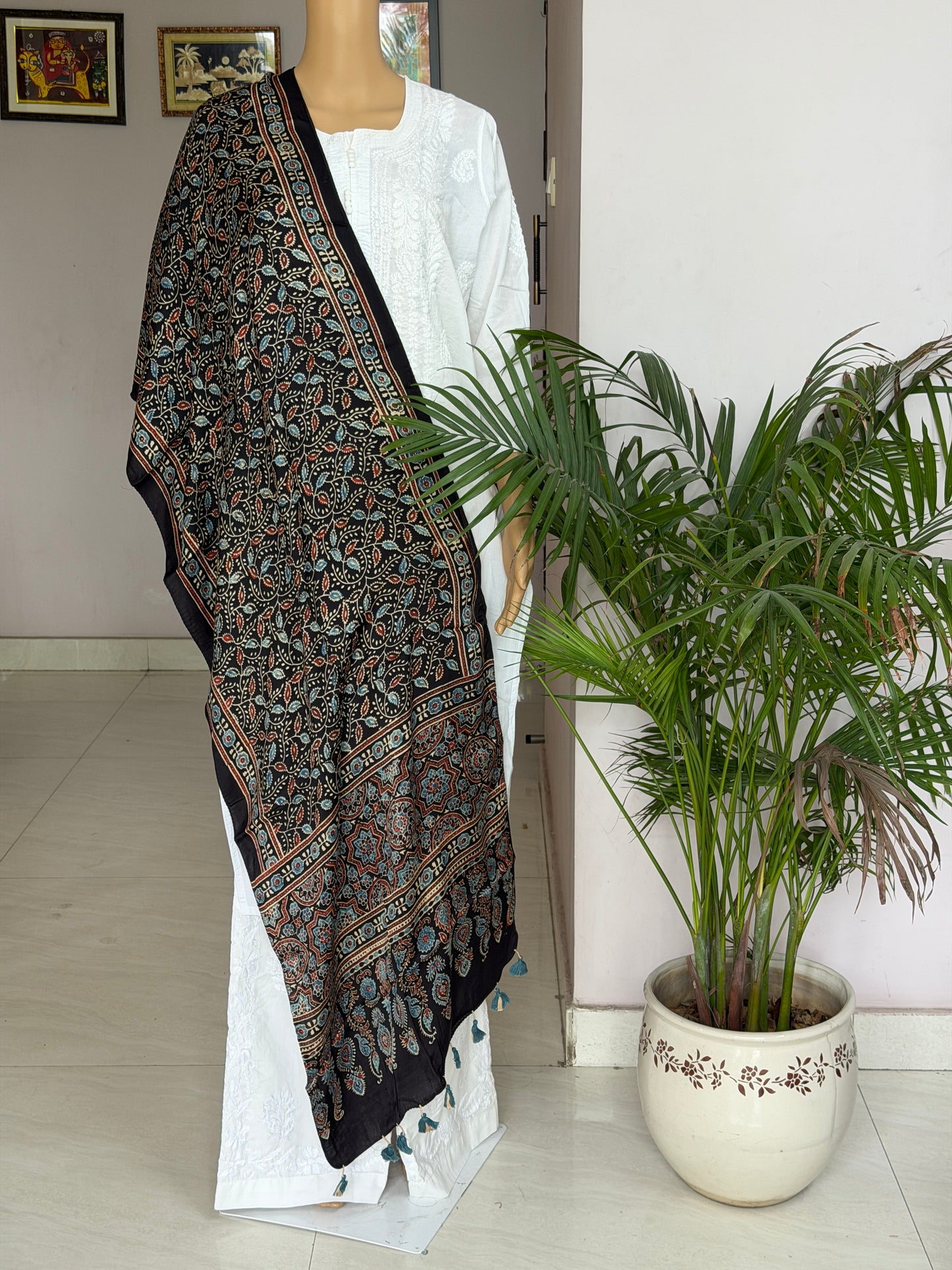 Ajrakh Modal Stole