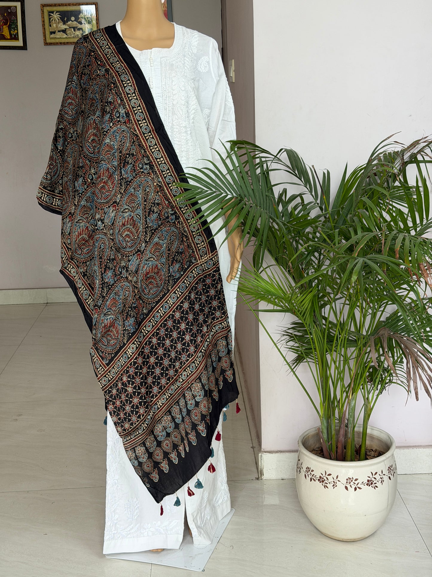 Ajrakh Modal Stole