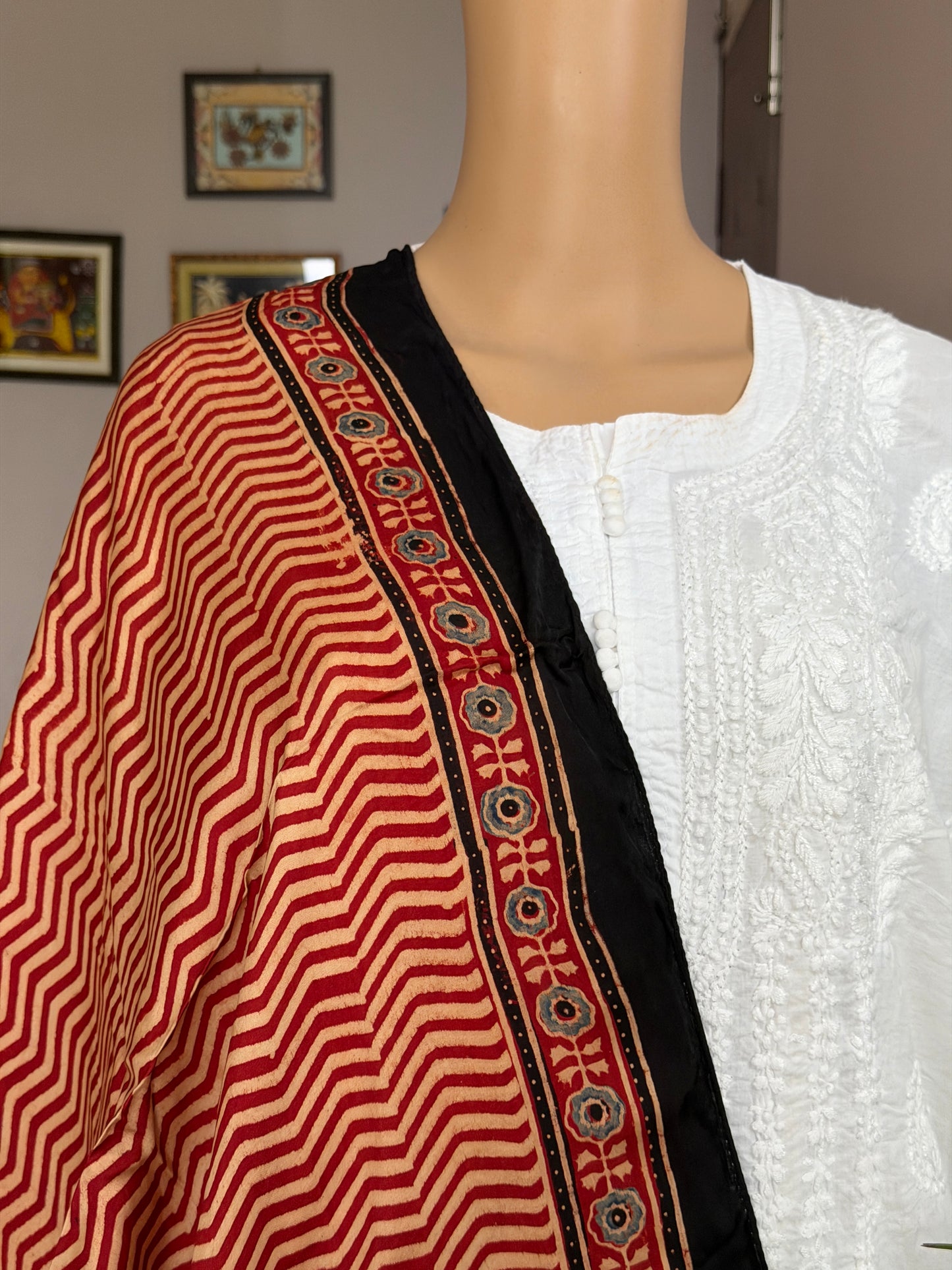Ajrakh Modal Stole