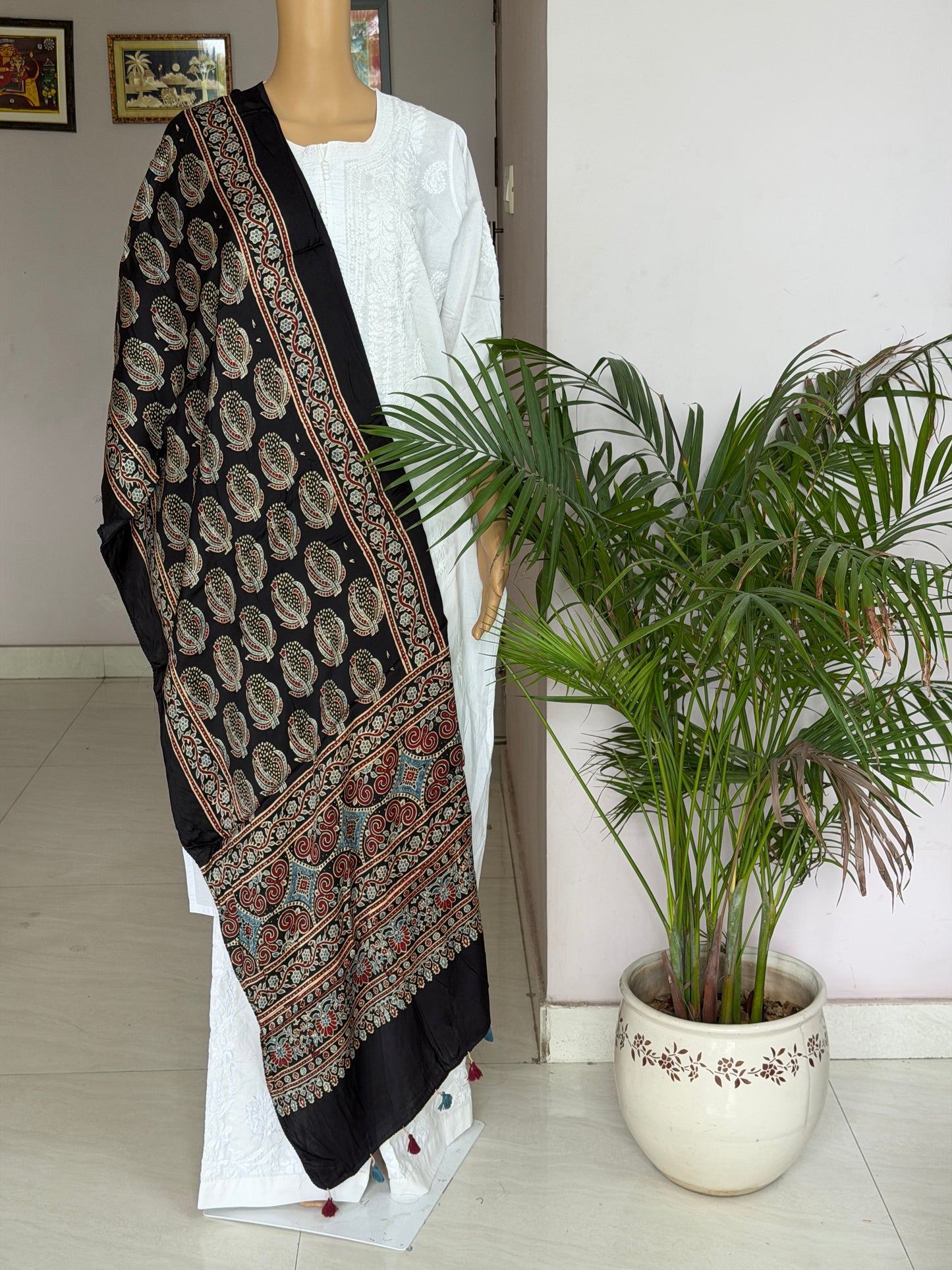 Ajrakh Modal Stole