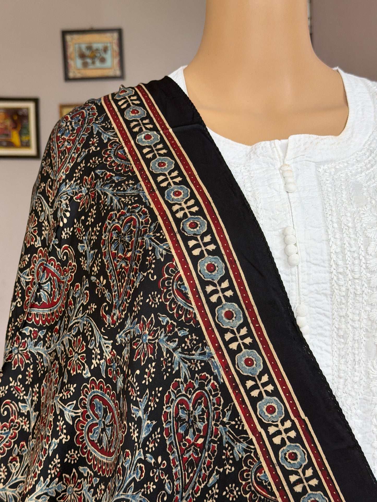 Ajrakh Modal Stole