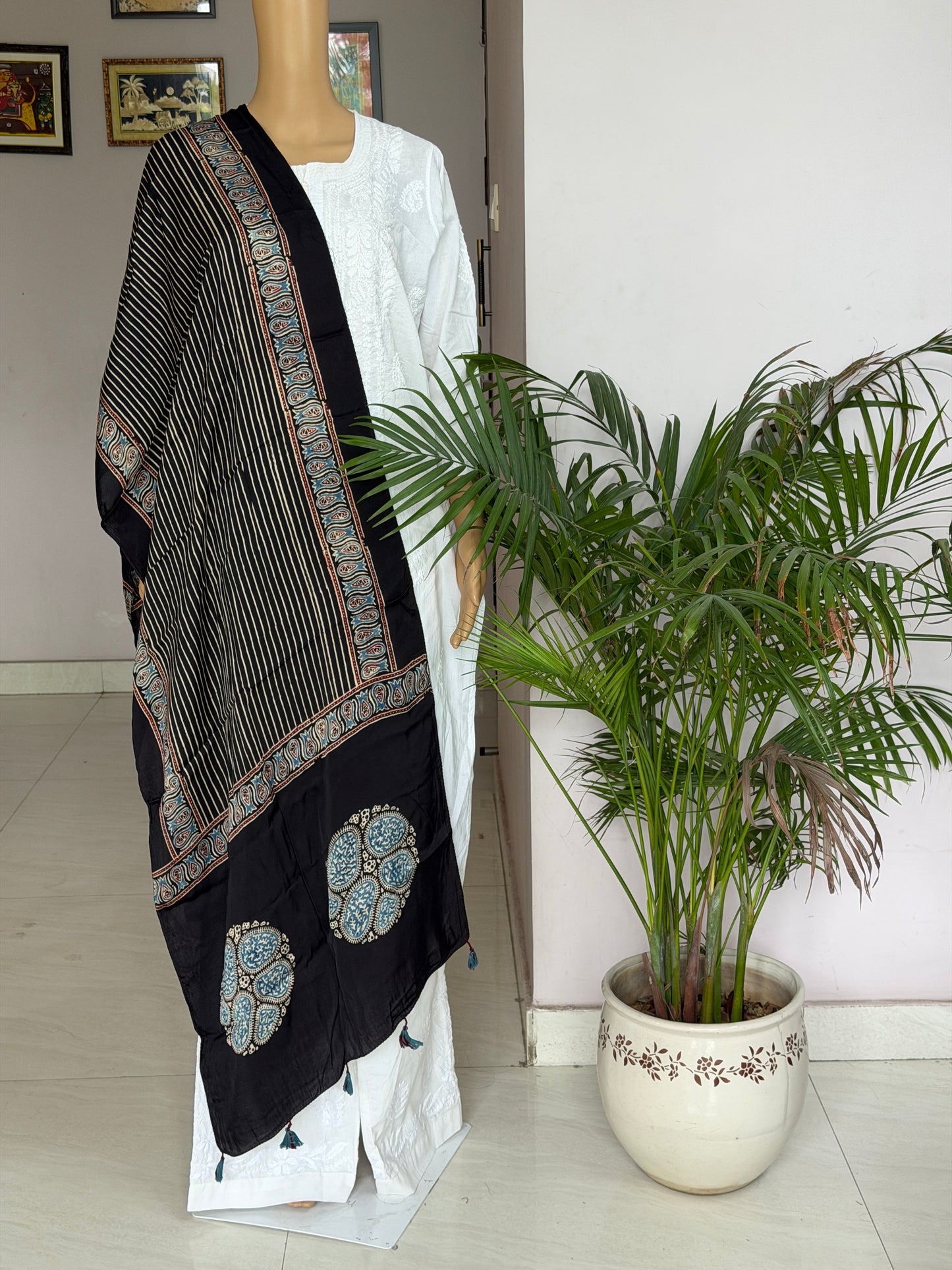 Ajrakh Modal Stole