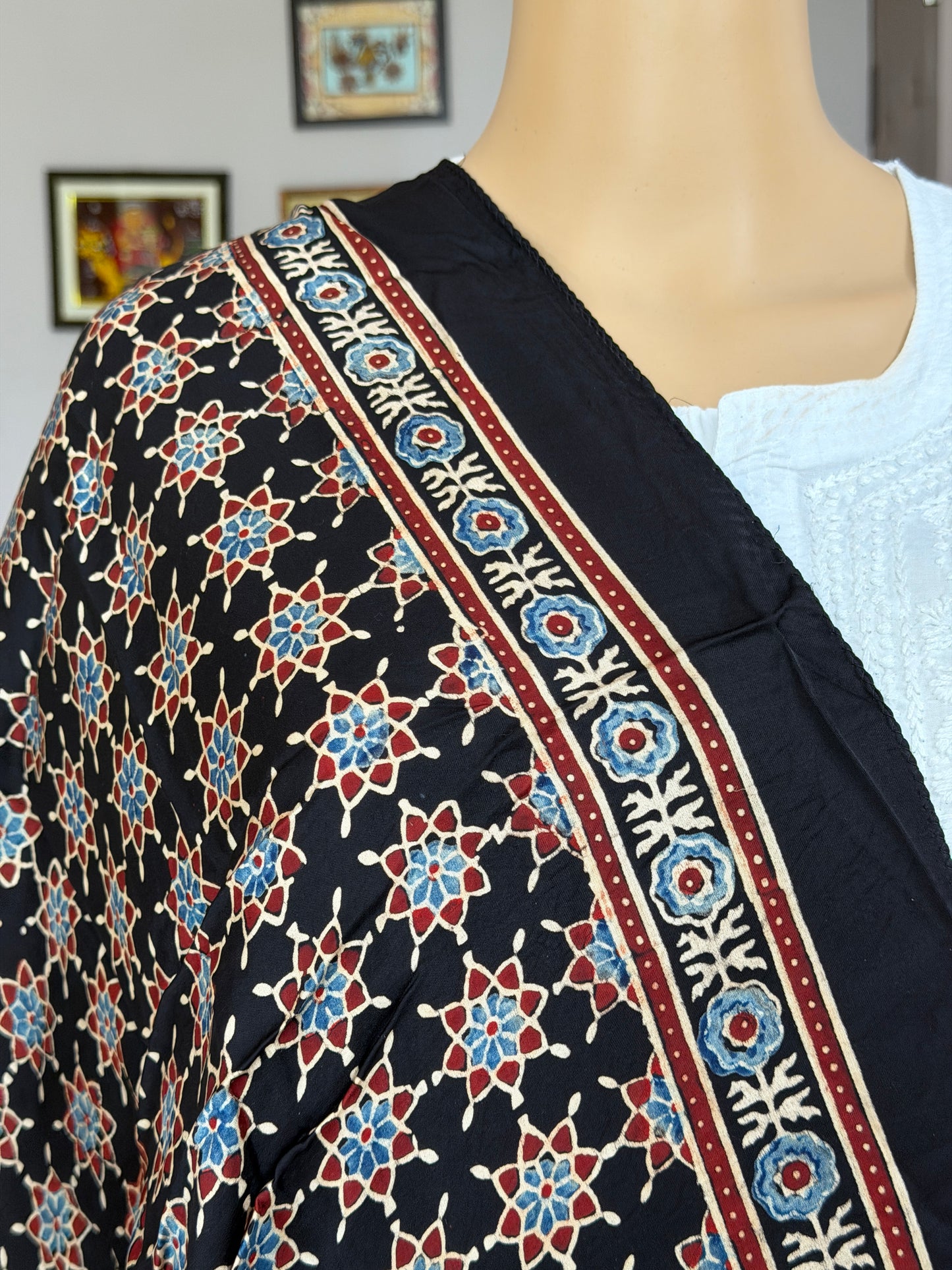 Ajrakh Modal Stole
