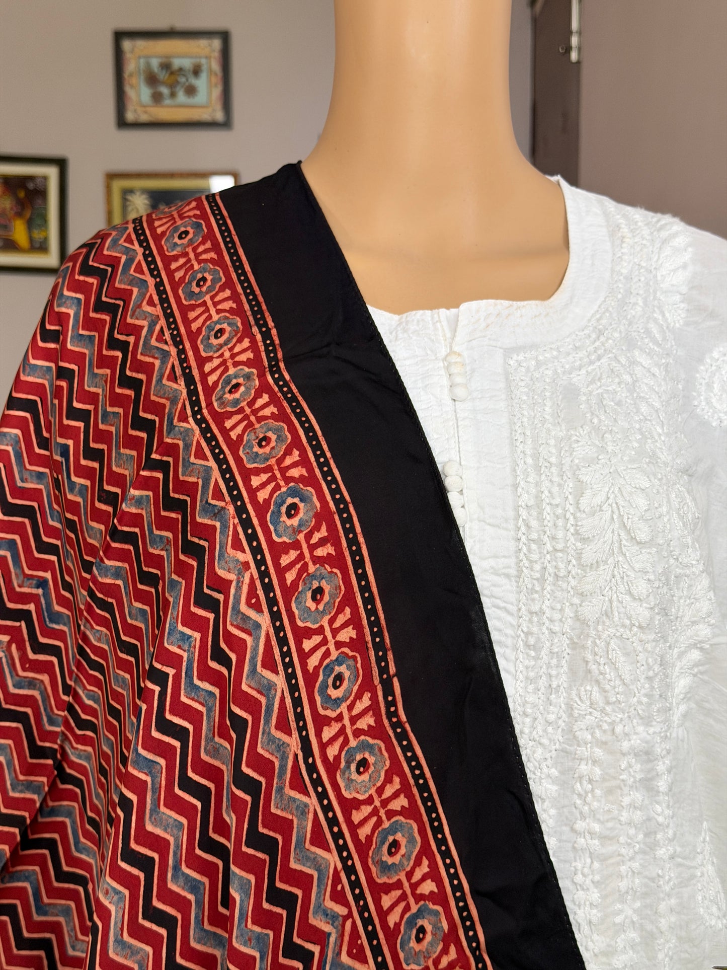Ajrakh Modal Stole