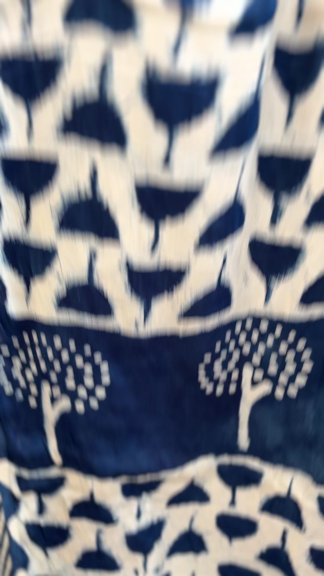 Dabu Hand Block Printed Pure Modal Silk Saree, video